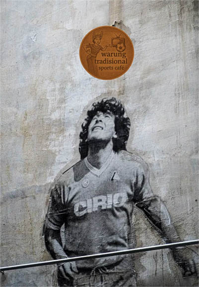 Fans reacting to live soccer results today at Warung Sports Bar Denpasar